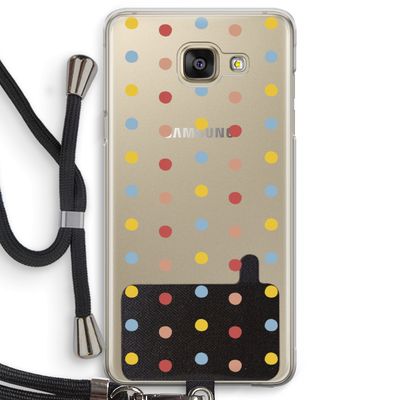 Bollen: Samsung Galaxy A5 (2016) Transparant Hoesje met koord