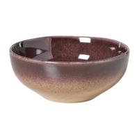Schaaltje Olivia - bordeaux rood/beige - ø16.8x7 cm