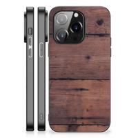 iPhone 14 Pro Houten Print Telefoonhoesje Old Wood