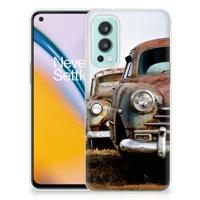 OnePlus Nord 2 5G | Siliconen hoesje | met foto Vintage Auto