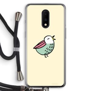 Birdy: OnePlus 7 Transparant Hoesje met koord