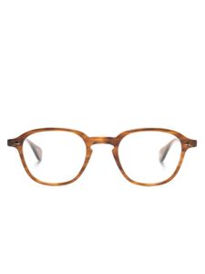 Garrett Leight lunettes de vue Gilbert à monture carrée - Marron