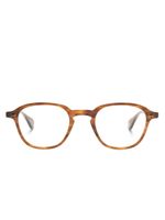 Garrett Leight lunettes de vue Gilbert à monture carrée - Marron