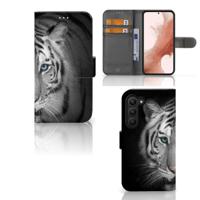 Samsung Galaxy S23 | Telefoonhoesje | Met pasjeshouder | Tijger
