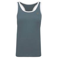 Dames Q tanktop London | China Blue