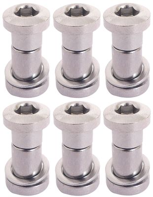 Bofix Zadelpenbout inbus 19 mm - chroom (6 stuks)
