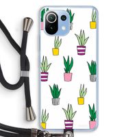 Sanseveria: Xiaomi Mi 11 Lite Transparant Hoesje met koord