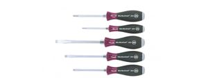 Sleufkop/ Phillips-schroevendraaierset MicroFinish, 5-delig Wiha
