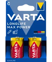 Varta Longlife Max Power C 2-pack Batterijen