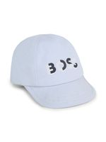 BOSS Kidswear casquette à logo imprimé - Bleu