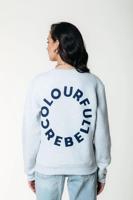 Colourful Rebel Logo Circle Sweat | grey melange Colourful Rebel Logo Circle Sweat | grey melange