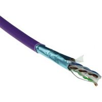 ACT Cat 6A F/UTP massieve installatiekabel, LSZH, CPR euroklasse ECA, 24AWG, violet 500 meter