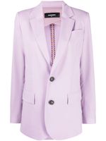 DSQUARED2 blazer à simple boutonnage - Violet