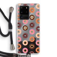 Donuts: Samsung Galaxy S20 Ultra Transparant Hoesje met koord