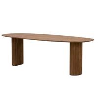 Giga Meubel - Eettafel 240cm Deens Ovaal - Bruin - Mangohout