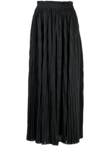 Ulla Johnson elasticated-waist pleated skirt - Noir