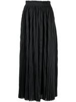 Ulla Johnson elasticated-waist pleated skirt - Noir - thumbnail