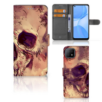 Telefoonhoesje met Naam OPPO A73 5G Skullhead - thumbnail