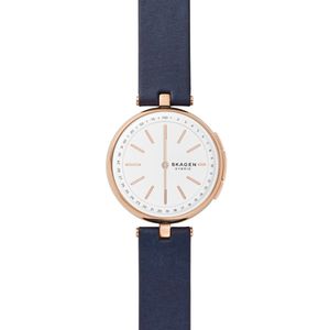 Horlogeband Skagen SKT1412 Leder Blauw 4mm