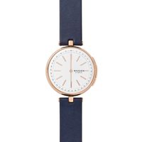 Horlogeband Skagen SKT1412 Leder Blauw 4mm