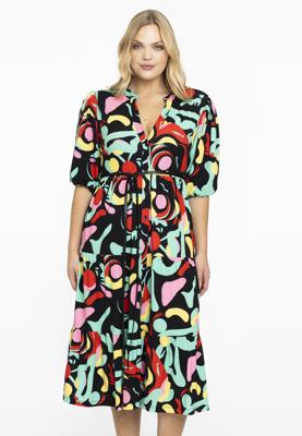 Yoek Jurk pofmouw MATISSE | Zwart | Maat 54/56