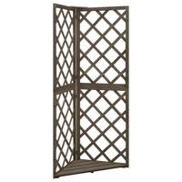 Latwerk hoekmodel 50x50x145 cm massief vurenhout Latwerk hoekmodel 50x50x145 cm massief vurenhout