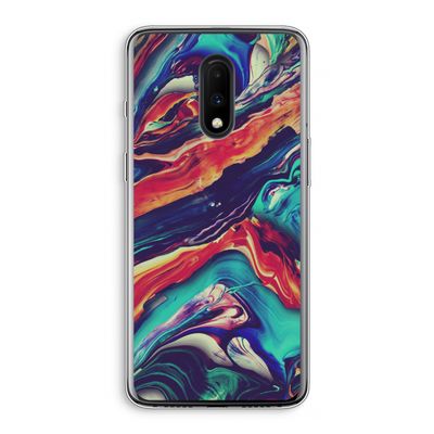 Chameleon Sun: OnePlus 7 Transparant Hoesje