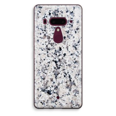 Gespikkelde marmer: HTC U12+ Transparant Hoesje