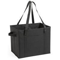 Auto kofferbak/kasten organizer tas - zwart - vouwbaar - 34 x 28 x 25 cm - Auto opbergers