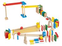 lupilu Houten knikkerbaan (Houten knikkerbaan Domino)