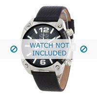 Horlogeband Diesel DZ4341 Leder Zwart 24mm