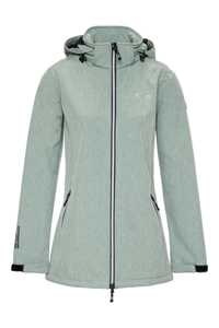 Nordberg Rosanne Jas Dames Softshell Herbal Melange L