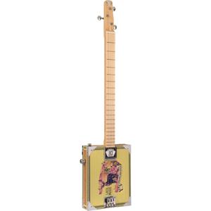 Lace Cigar Box Guitar Deer Crossing 3-string 3-snarige elektrische gitaar