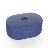 Siliconen Oplaaddoos beschermende case voor Xiaomi Redmi AirDots (donkerblauw)