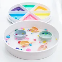 Inspire My Play Play Tray met deksel en 6 uitneembare bakjes