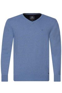 Campbell Classic Trui V-hals Blauw