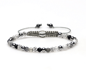 Karma Armband Spiral Pachanga White Crystal