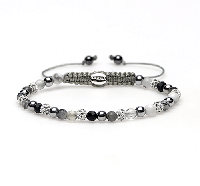 Karma Armband Spiral Pachanga White Crystal