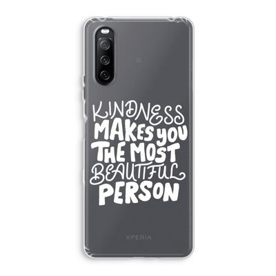 The prettiest: Sony Xperia 10 III Transparant Hoesje