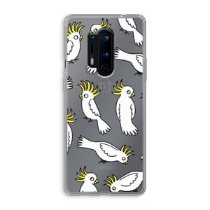 Papegaai: OnePlus 8 Pro Transparant Hoesje
