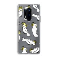 Papegaai: OnePlus 8 Pro Transparant Hoesje