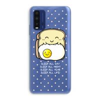 Sleep All Day: Xiaomi Redmi 9T Transparant Hoesje