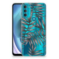 Motorola Moto G71 5G | TPU Case | Leaves Grey