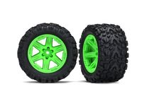 Traxxas Tires & wheels Talon (Green), assembled, glued (2.8") (TSM rated) (2) (TRX-6773G) - thumbnail