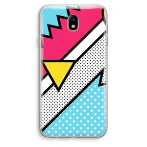Pop Art #3: Samsung Galaxy J7 (2017) Transparant Hoesje