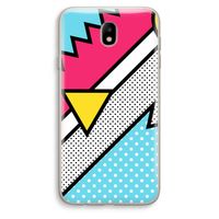 Pop Art #3: Samsung Galaxy J7 (2017) Transparant Hoesje