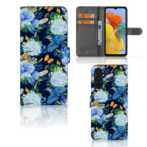 Telefoonhoesje met Pasjes voor Samsung Galaxy M14 IJsvogel