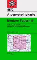 Wandelkaart 45/2 Alpenvereinskarte Niedere Tauern II | Alpenverein - thumbnail