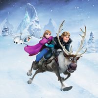 Ravensburger puzzel Disney Frozen avontuur in winterland - 3 x 49 stukjes - thumbnail