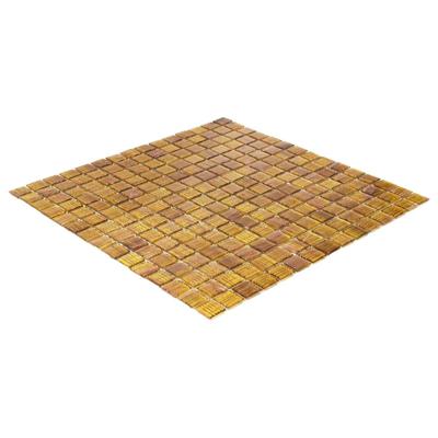 The Mosaic Factory Amsterdam Mozaïektegel - 2x2cm - wand en vloertegel - glans - amber GMG134